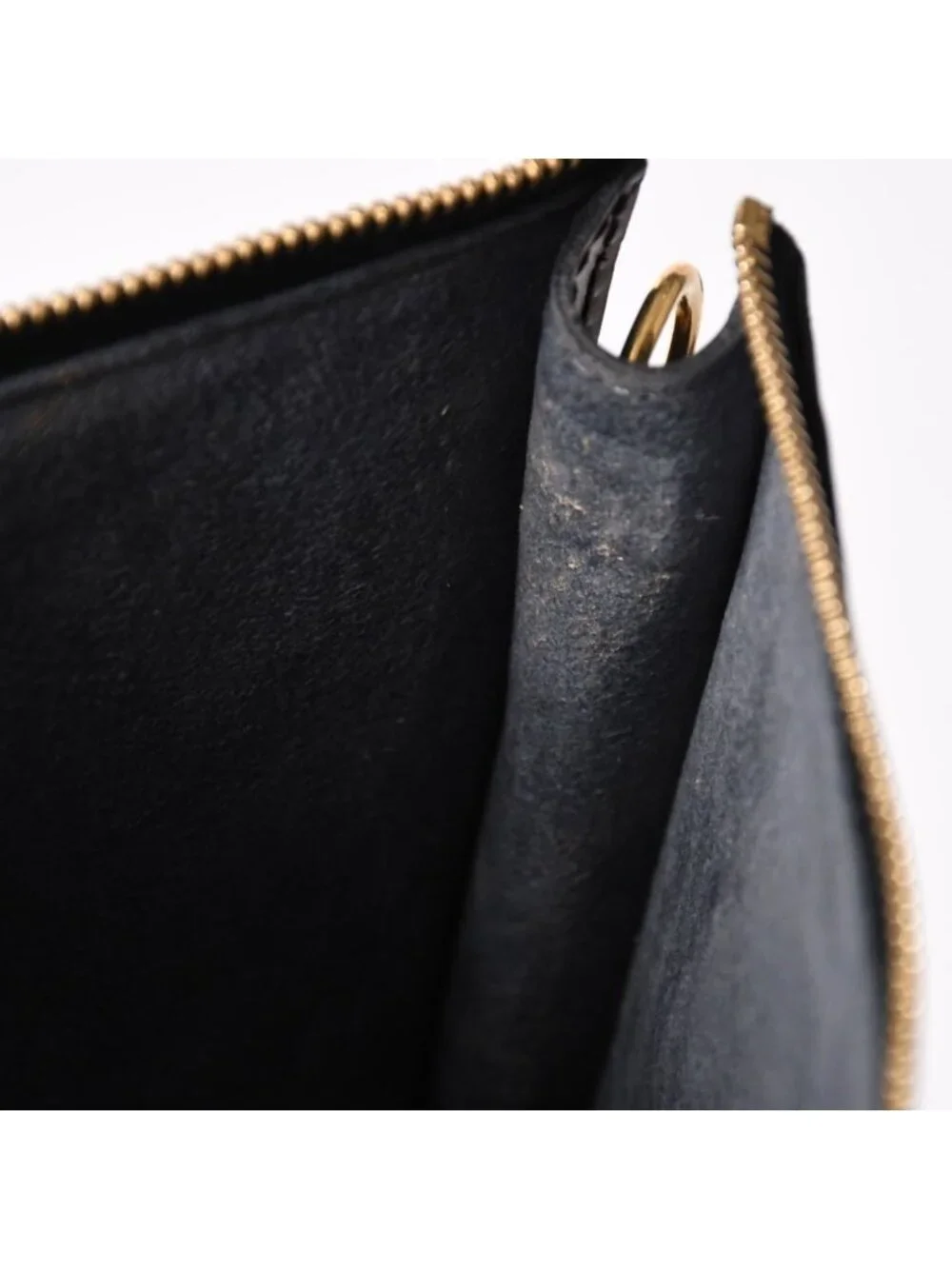 Louis Vuitton Pochette Accessoires Pouch Epi Black Gold